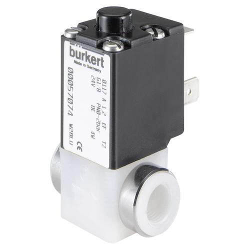 0117 PLUNGER SOLENOID VALVE WITH SEPERATING DIAPHRAGM 
