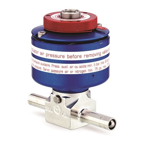D688 UHP PNEUMATIC LINE VALVE WITH SOFT KNIFE EDGE SEAT