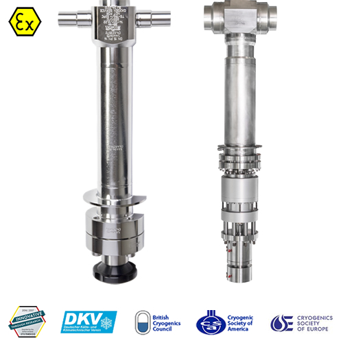 FREES 1200TD CRYOGENIC CONTROL VALVES FOR INSTALLATION IN ANY POSITION