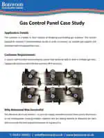 gas control panel; pressure regulators; gas let down panel; oil and gas