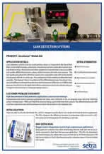 Leak Detection in Automotive Applications